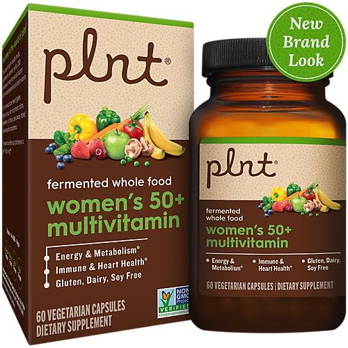 Fermented Whole Food WomenaTMs 50+ Multivitamin (60 Vegetarian Capsules)