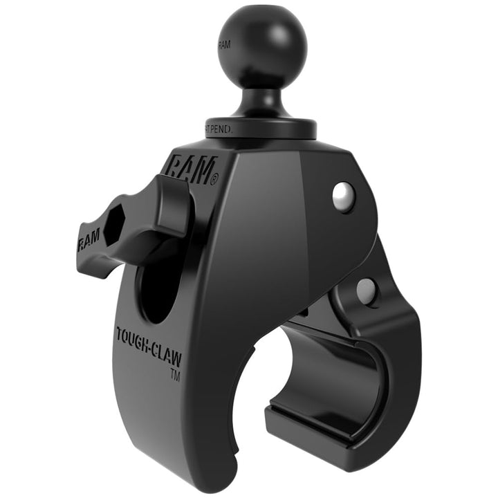 RAM Mounts RAP-B-404U Tough-Claw Medium Clamp Base with B Size 1 Ball for Rails 1 to 1.6 in Diameter
