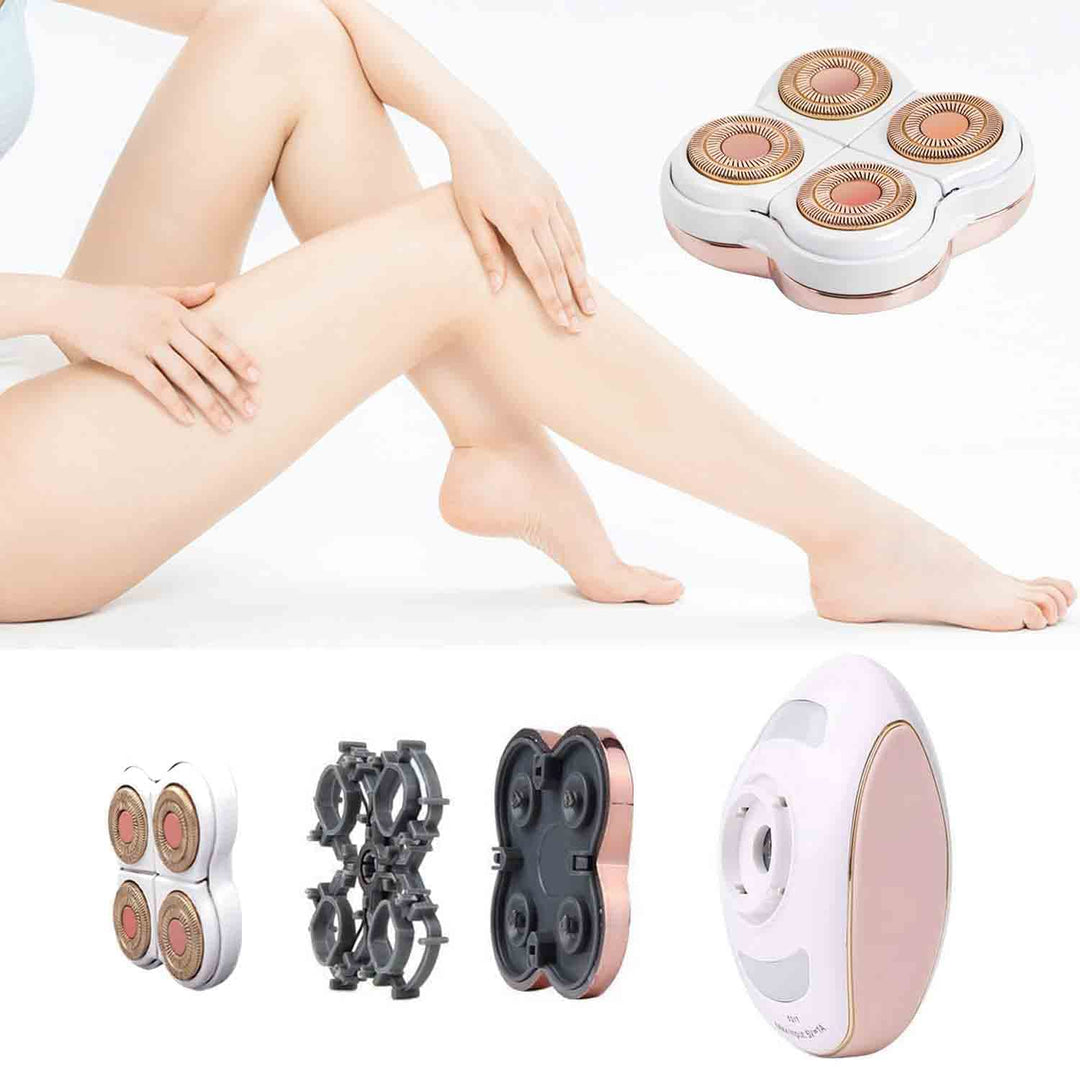 Legs Hair Remover Replacement Heads for Finishing Touch Flawless Legs Women's Hair Remover Rose Gold