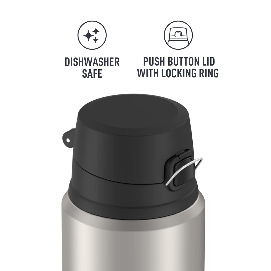 Stainless King Vacuum-Insulated Drink Bottle, 24 Ounce, Matte Steel
