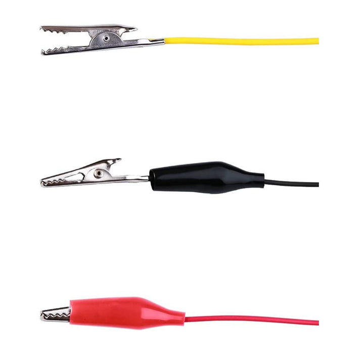 10pcs 12inch Alligator Clip to Breadboard Jumper Wires Test Lead, Alligator to Male and Female Jumpers for Arduino,Breadboard,Raspberry Pi(5 Male+5 Female)