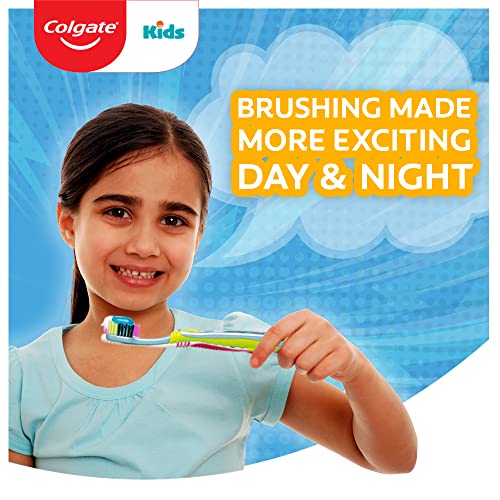 Kids Batman Black Toothbrush, Extra Soft With Tongue Manual Cleaner - 1 Pc