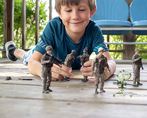 Elite Force Marine Recon Action Figures – 5 Pack Military Toy Soldiers Playset | Realistic Gear and Accessories –