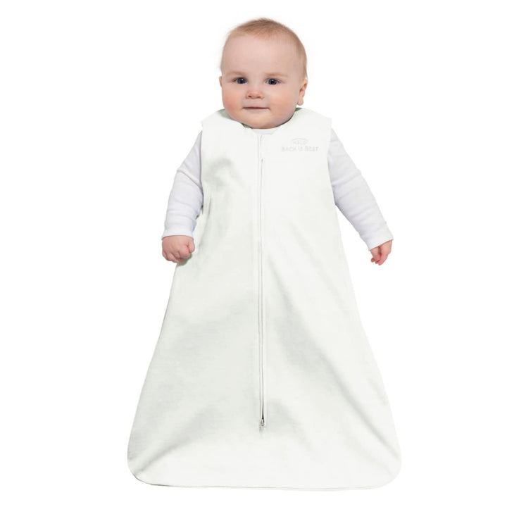 Sleepsack Micro-Fleece Wearable Blanket, TOG 1.0, Cream, Large