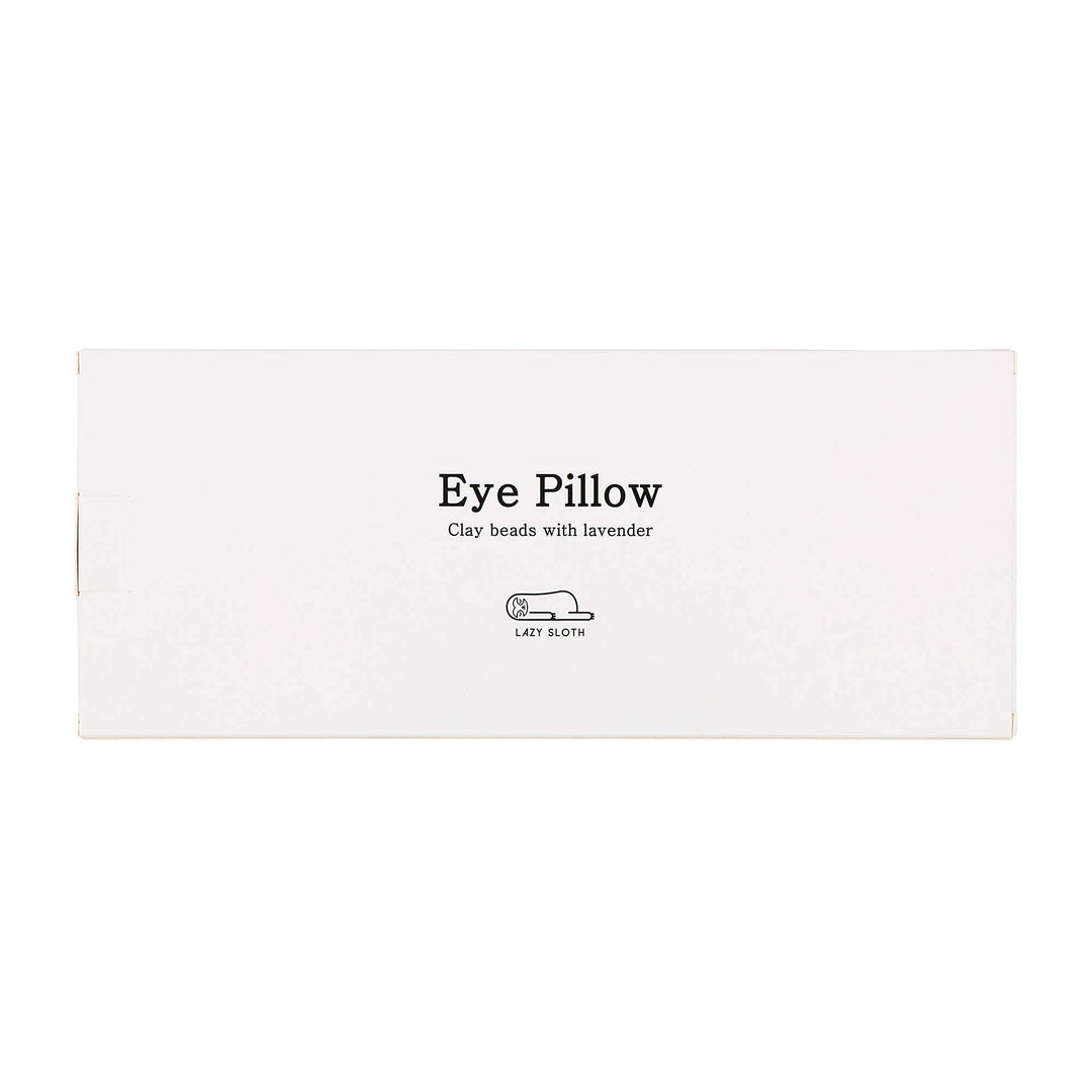 Eye Pillow - Natural Clay Beads with Lavender - Hot or Cold Weighted Eye Mask - Use for Sleeping, Yoga, Meditation