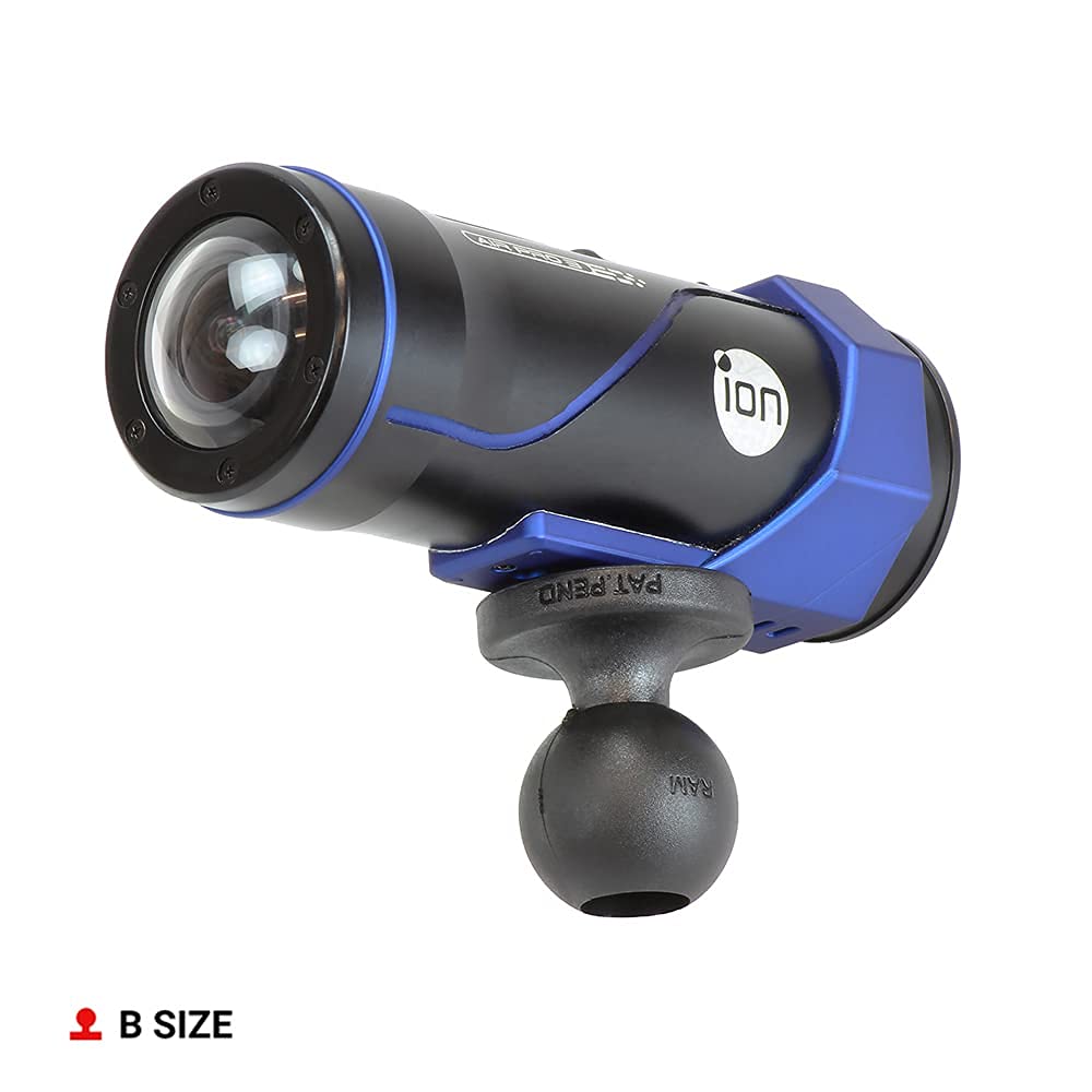 RAM Mounts Ball Adapter with 1/4-20 Threaded Stud for Action Cameras RAP-B-366U with B Size 1 Ball