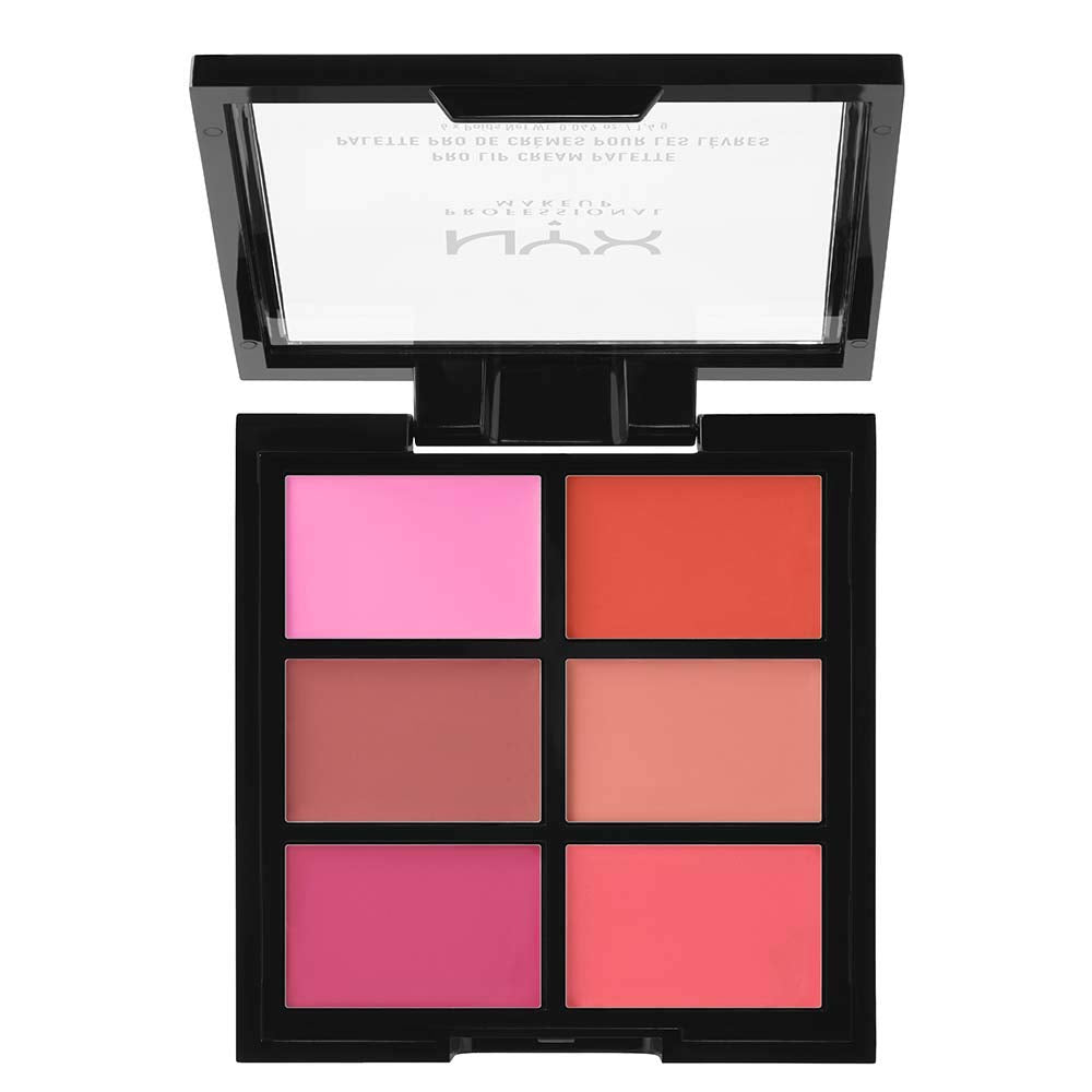 Nyx Professional Makeup Pro Lip Cream Palette, the Nudes, 8.4g