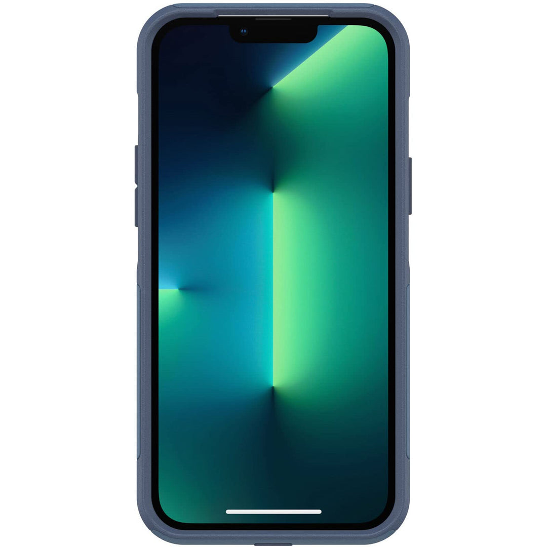 Commuter Series Polycarbonate Case For iPhone 13 Pro Max and iPhone 12 Pro Max (Blue, Rock Skip Way)