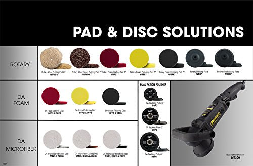Meguiar's 7 Soft Buff Rotary Foam Cutting Pad WRFC7 - Professional Rotary Cutting Pad, Paint Correction Pad for Removing Heavy Defects - Heavy Cut Pad for use with a Rotary Buffer, 1 Pad