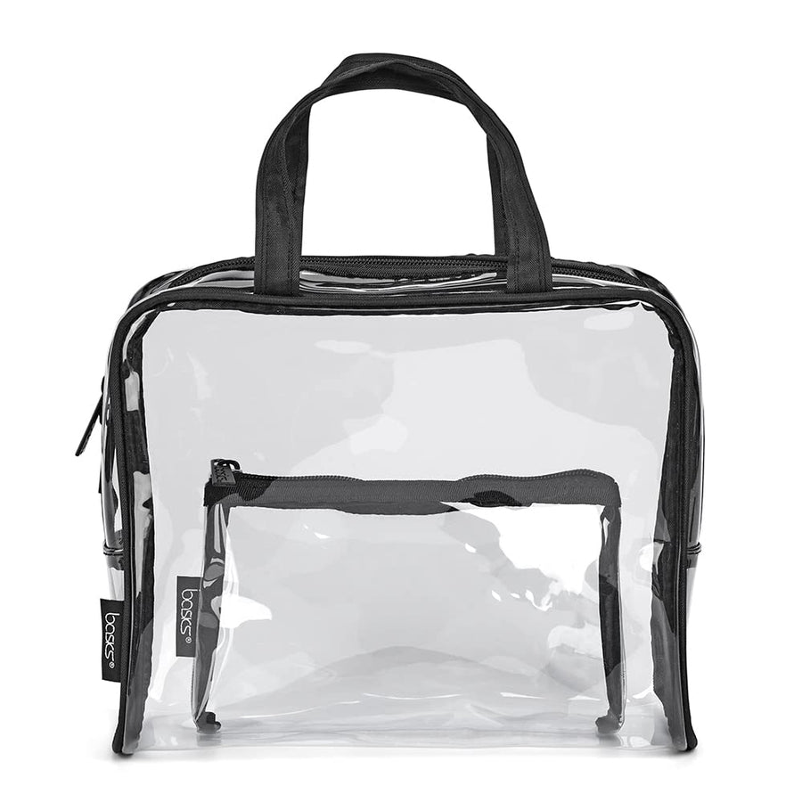 Allegro by Scunci Basics Clear Pvc 2Pc Jr Weekender Set