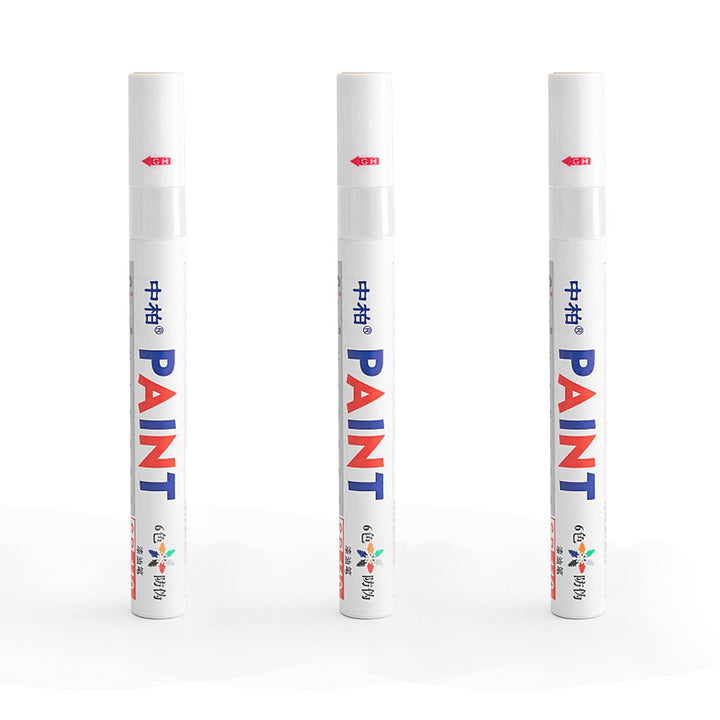 Tire Marker Lettering Tire Paint Pen Markers Permanent Waterproof oil based Paint Markers for Car Vehicle Motorcycle Tyre (white 3pcs)