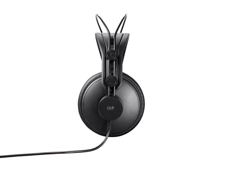 - 116150 Modern Retro Over Ear Headphones with Ultra-Comfortable Ear Pads Perfect for Mobile Devices, HiFi, and Audio/Video Production Black