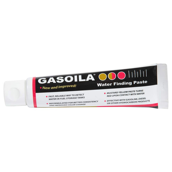 Water Finding Paste - Fuel Water Detection Gasoline, Diesel, Kerosene, Petroleum | 2.5 oz Tube | Quick Color Change | Reliable & Easy to Use | Ideal for Fuel Storage Tanks & Non-Ethanol Fuel