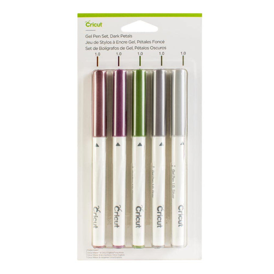 Gel Pen Set, Dark Petals