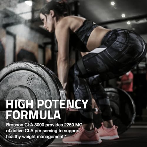 CLA 3000 Extra High Potency Supports Healthy Weight Management Lean Muscle Mass Non-Stimulating Conjugated Linoleic Acid 120 Softgels