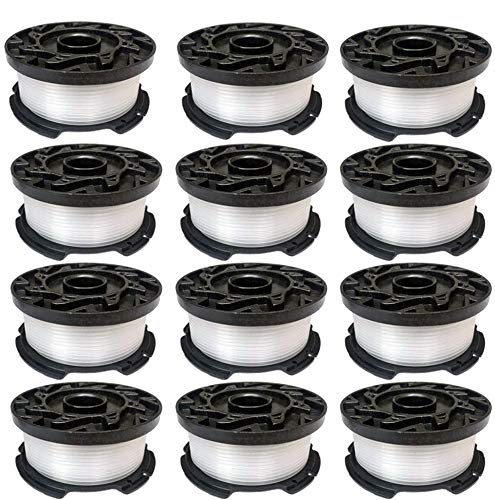 AF100 Replacement Spool for Black and Decker AF-100-3ZP AF-100-BKP,30-Foot,0.065-Inch,(AF-1003ZP) fits GH900 GH600 GH610 String Trimmer 30ft 0.065 Trimmer Line Replacement Spool Refills (12 + 2 )