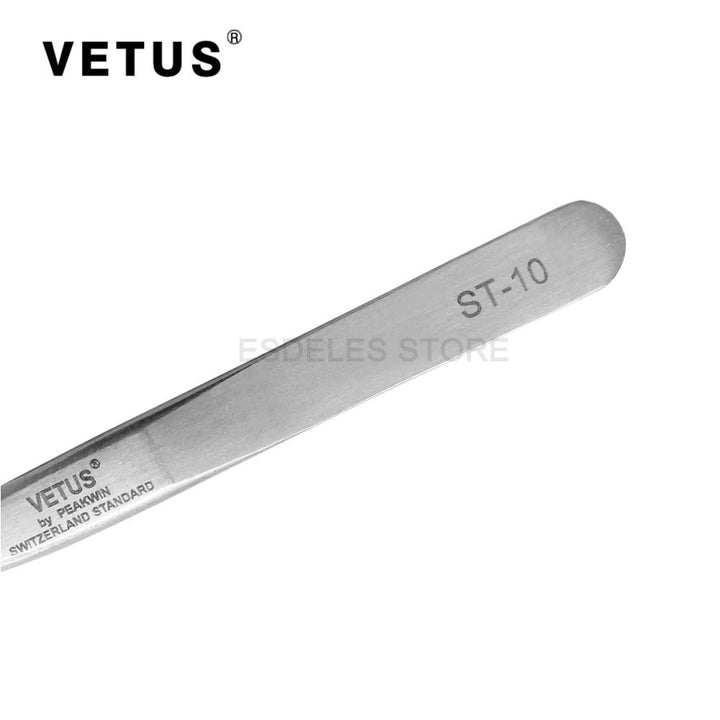 Tweezer Professional Tweezers Tool ST-10 Non-magnetic Stainless Steel Pointed Tip