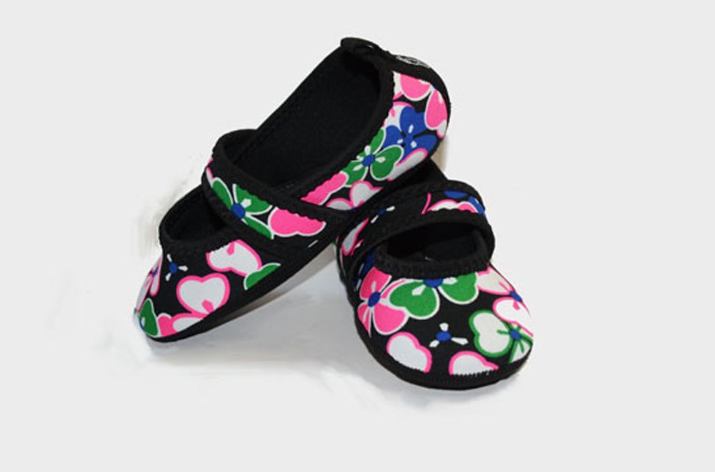 Betsy Lou Women's Shoes, Foldable & Flexible Flats, Slipper Socks, Travel Slippers & Exercise Shoes, Dance Shoes, Yoga Socks, House Shoes, Indoor Slippers, Black, Large, Black, Large