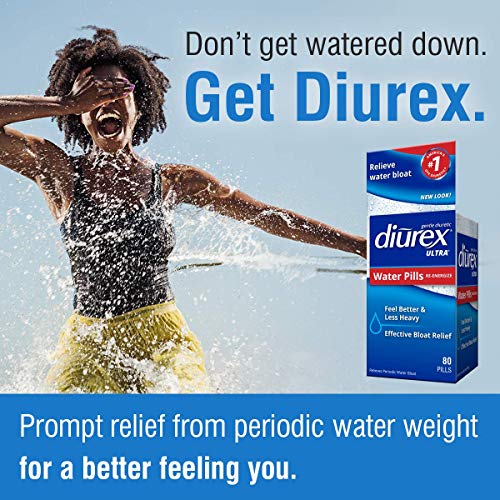 Ultra Re-Energizing Water Pills - Relieve Water Bloat - Feel Better & Less Heavy - 80 Count