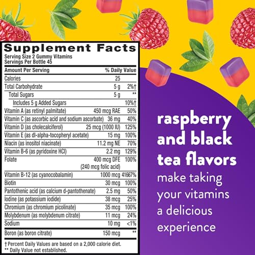 Multi + Energy* Gummy Vitamins, Contains B Vitamins to Provide Energy Metabolism Support*, 90 Count
