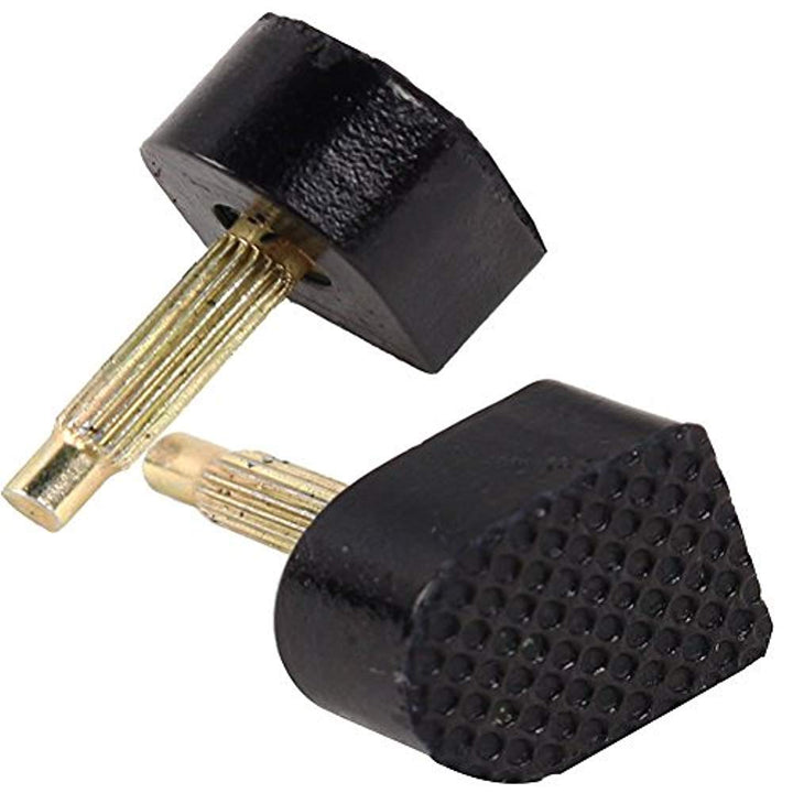 60PCS High Heel Replacement Tips High Heel Shoe Repair Tips Stiletto Repair Heel Caps Kit Pin Taps Dowel Lifts Replacement Black 5 Sizes by Meiso