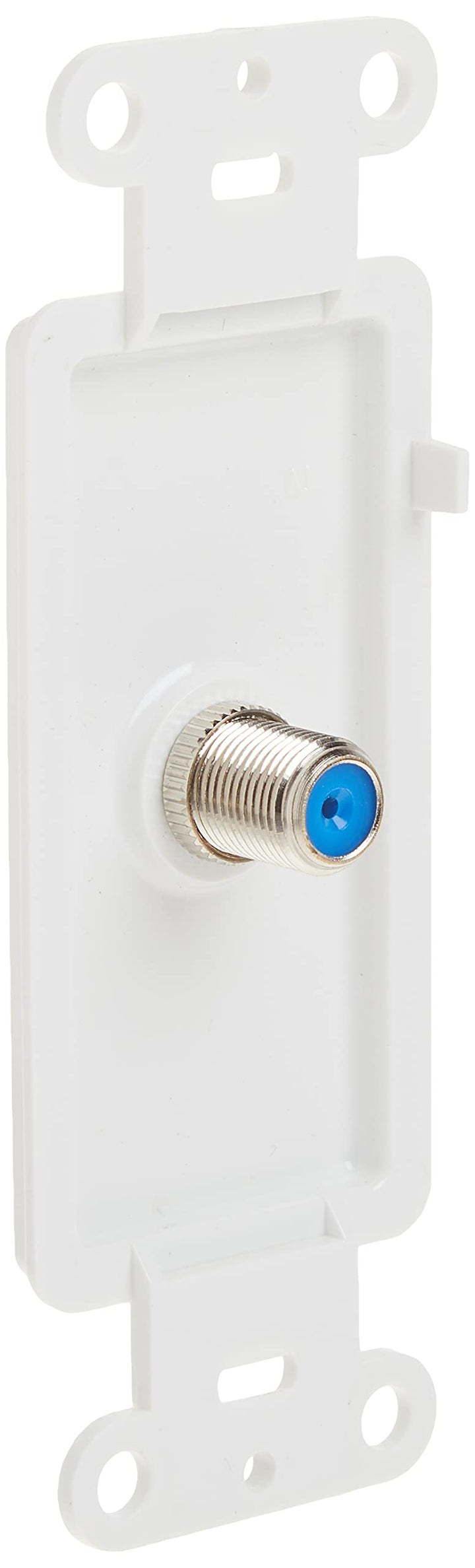 40681-W F connector, Decora Insert, White