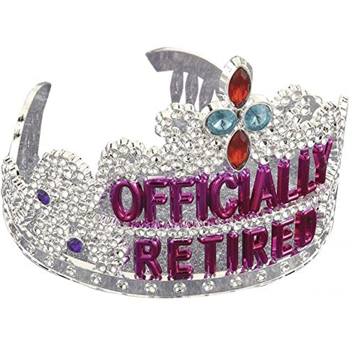 Rubie's Adult Forum Novelties Officially Retired Retirement Tiara Party Supplies, As Shown, One Size US
