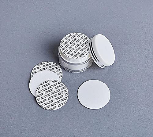 100Pcs Pressure Sensitive Foam Seal Safety Tamper Resistant Seals for Cosmetic Bottles Cases Jars Cap Liners Tamper Seal Cap Liner Sealed for Your Protection