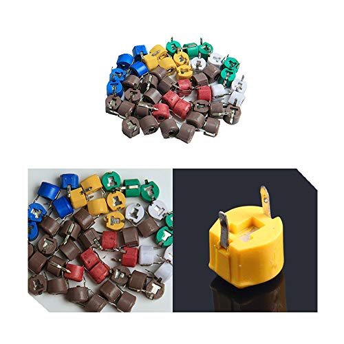 45 pcs 9 Values Trimmer Capacitor Kit Assorted Adjustable Variable Capacitors