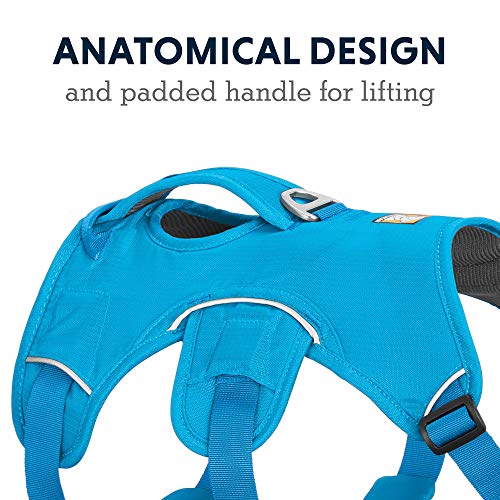 Ruffwear, Web Master, Multi-Use Support Dog Harness, Hiking and Trail Running, Service and Working, Everyday Wear, Blue Dusk, X-Small