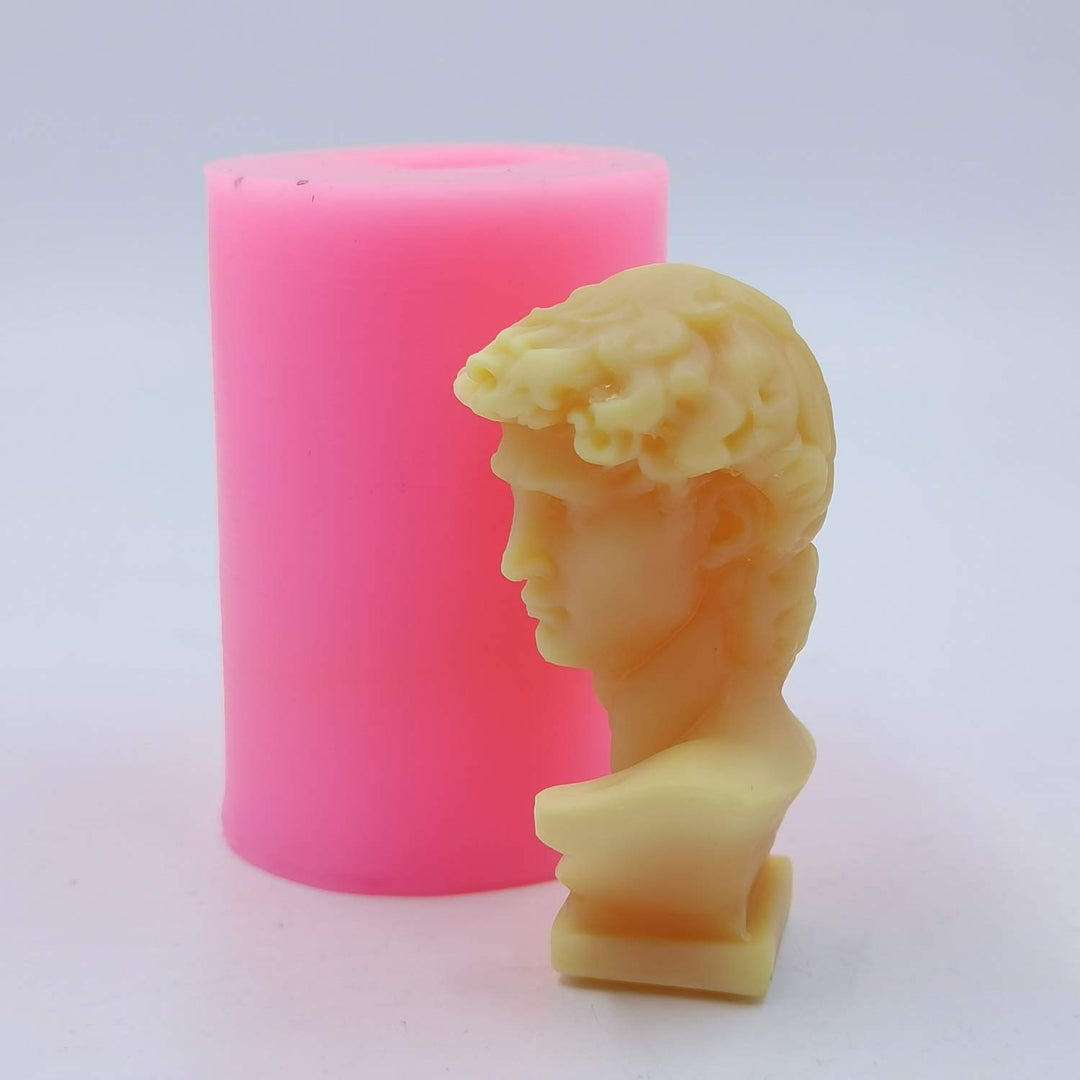 Mini Lady Design Silicone Candle Wax Mold Chocolate Mould Decorated Silicone Molds for Resin Epoxy Gypsum Crafts Candle Making