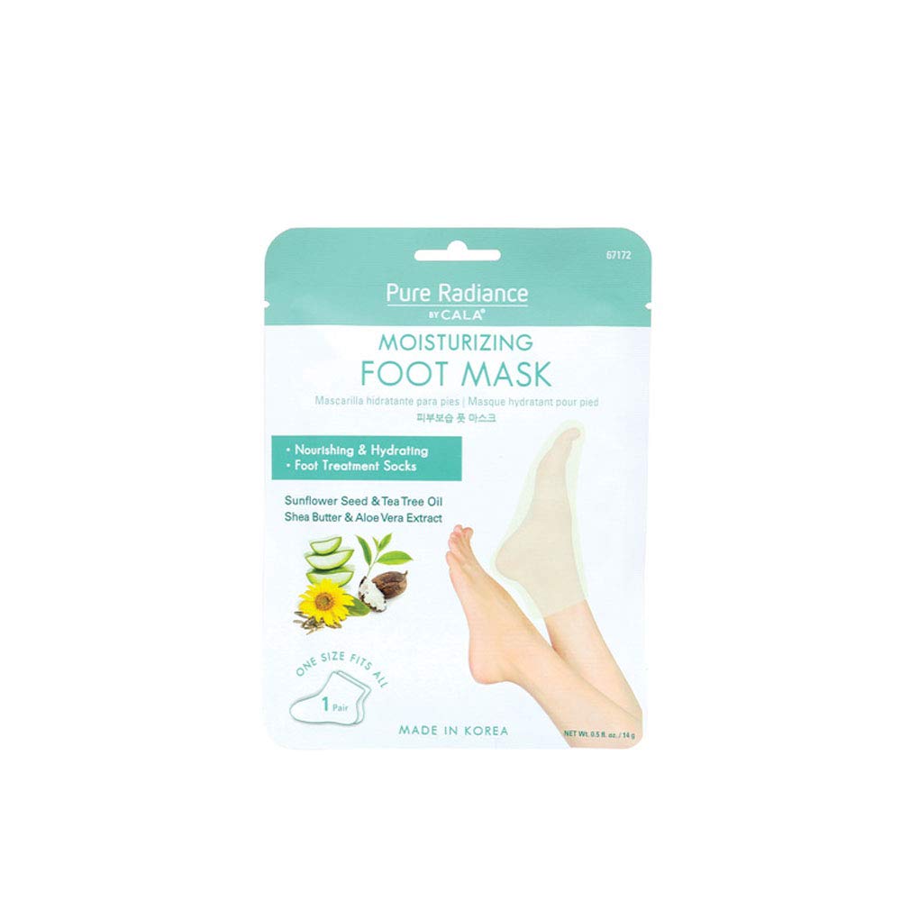 Pure Radiance Moisturizing Foot Masks Pack of 3 Foot Treatment Socks