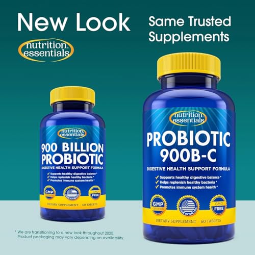 Probiotics for Women and Men - with Lactase Enzyme and Prebiotic Fiber for Digestive Health - 80%+ More Potent Supplement for Gut Health Support - Vegan Raw Probiotic Formula, Made in The USA