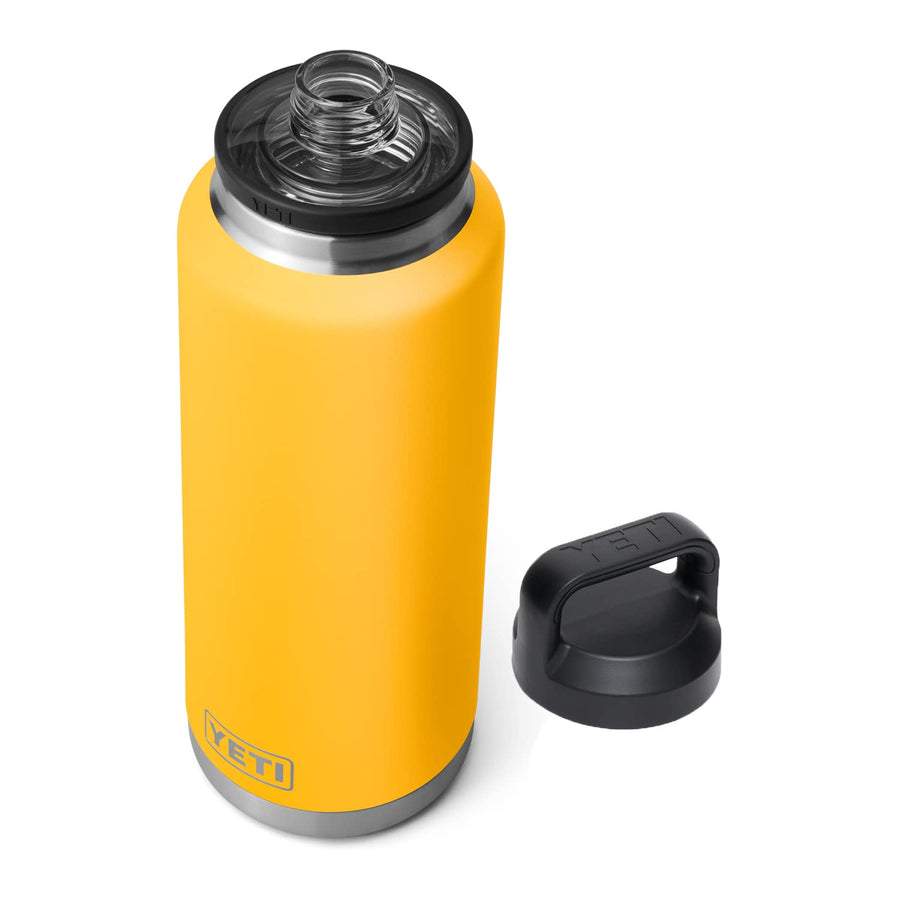 Rambler 46 oz Bottle, Vacuum Insulated, Stainless Steel with Chug Cap, Alpine Yellow