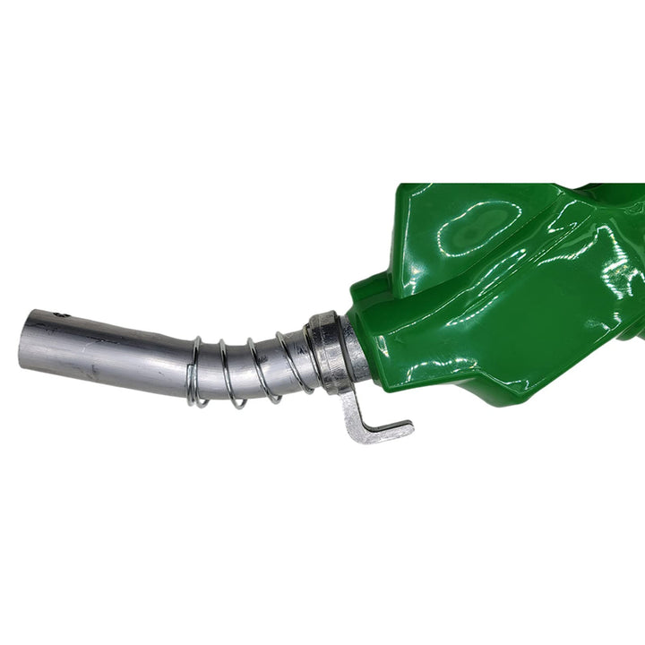 1 Inch NPT Automatic Heavy Duty Fuel Nozzle Auto Shut-Off Aluminum Alloy Diesel Petrol Fueling Nozzle With Three Notch Hold Open Clip The Max Flow Rate 32 GPM (Hook)