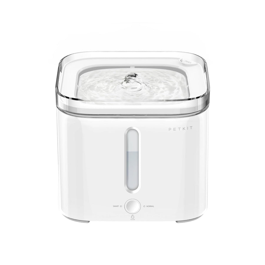Automatic Pet Water Fountain, with Anti-Dry Burning Pump, Smart/Normal Modes, Water Level Window, Ultra-Quiet, Quadruple Filtration Cat/Dog Water Dispenser -2L