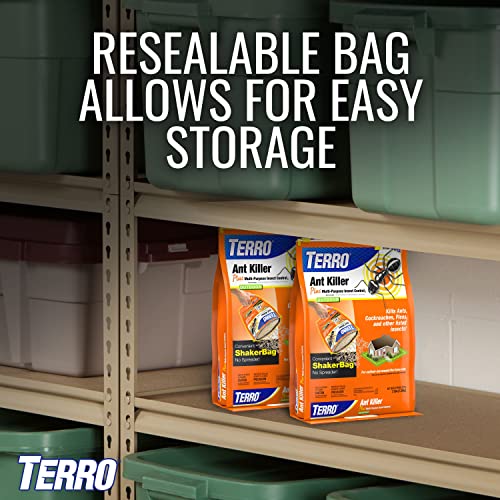 TERRO T901-6 Ant Killer Plus Multi-Purpose Insect Control for Outdoors - Kills Fire Ants, Fleas, Cockroaches, and Other Crawling Insects - 3lb