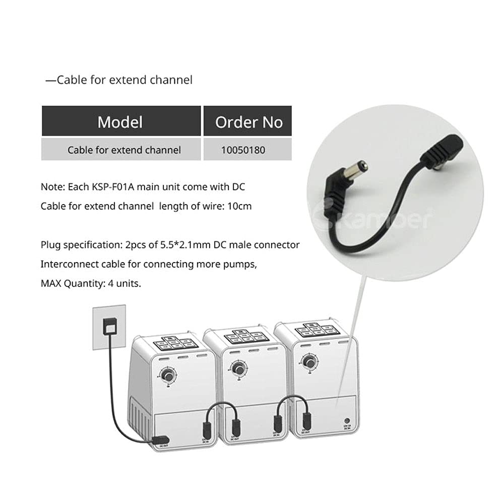 Peristaltic Pump 12V dc Kamoer Micro Variable Speed Chemical Liquid metering dosing Pump with Pump Head Used for Aquarium lab Analytical Test 27-40ml/min KSP-F01A