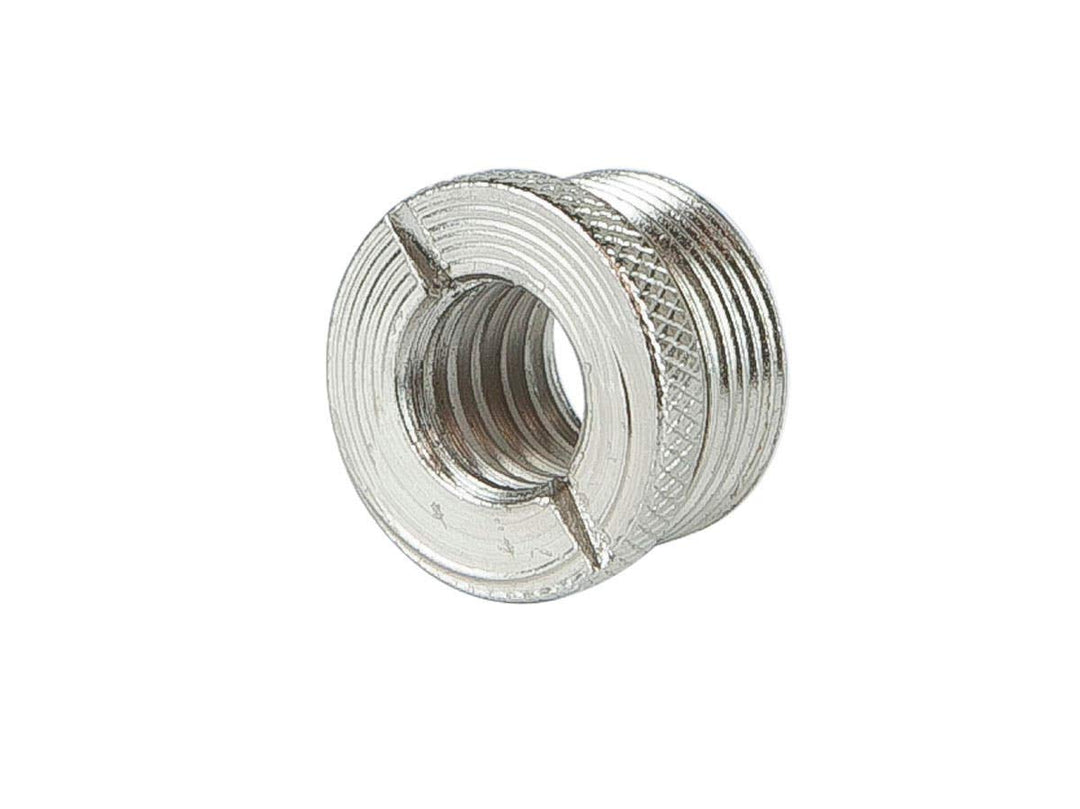 602000 Screw Thread Adapter for Microphone Stand (5/8 Male to 3/8 Female), Silver
