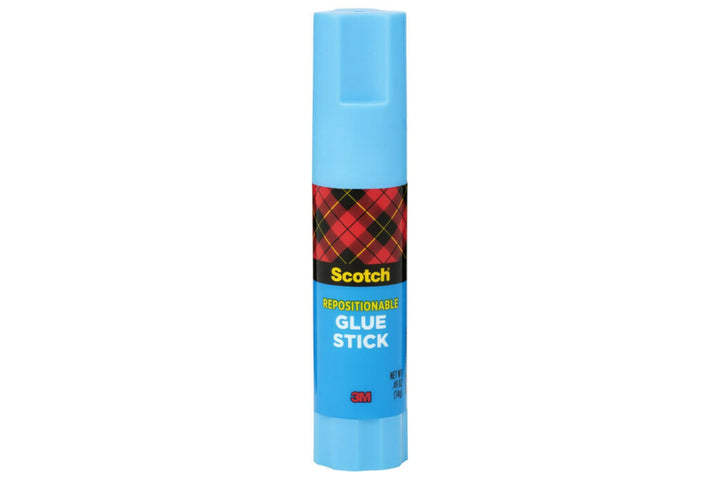Scotch Removable Restickable Glue Stick, .49oz, Repositionable Stick, 2 Pack