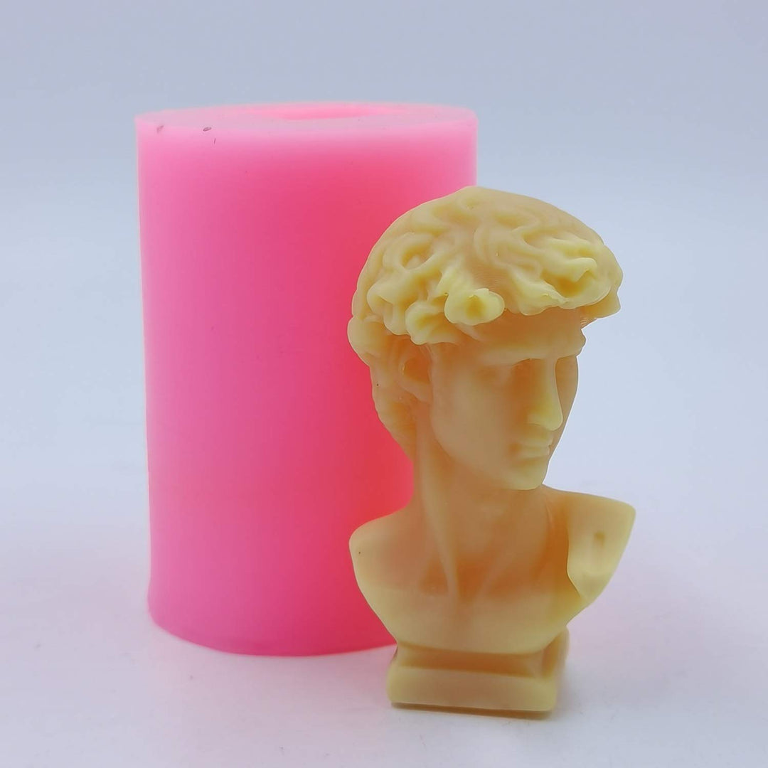 Mini Lady Design Silicone Candle Wax Mold Chocolate Mould Decorated Silicone Molds for Resin Epoxy Gypsum Crafts Candle Making