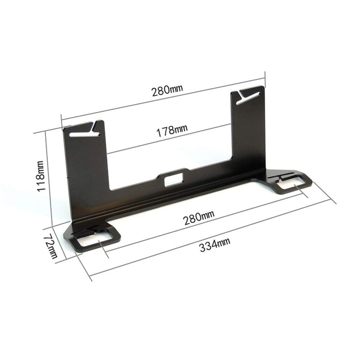 Universal Latch ISOFIX Belt Interfaces Guide Retainer Thicken Steel Car Seat Bracket