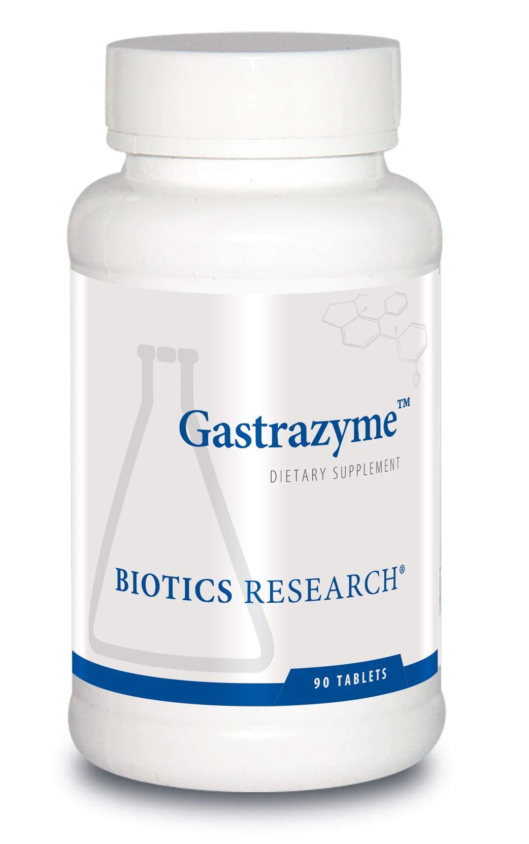Gastrazyme™ Digestive Support - Supplies Vitamin U Complex, Chlorophyllins, Gamma Oryzanol (from Rice) Supplement Supports Gastrointestinal Health & Gut Lining - 90 Tablets