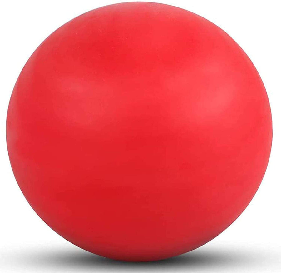 Massage Lacrosse Ball for Sore Muscles, Shoulders, Neck, Back, Foot, Body, Deep Tissue, Trigger Point, Muscle Knots, Yoga and Myofascial Release (Red)