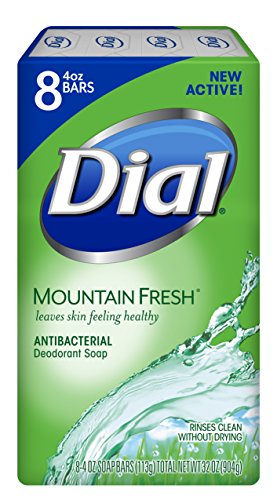 Antibacterial Bar Soap, Refresh & Renew, Mountain Fresh, 4 oz, 8 Bars