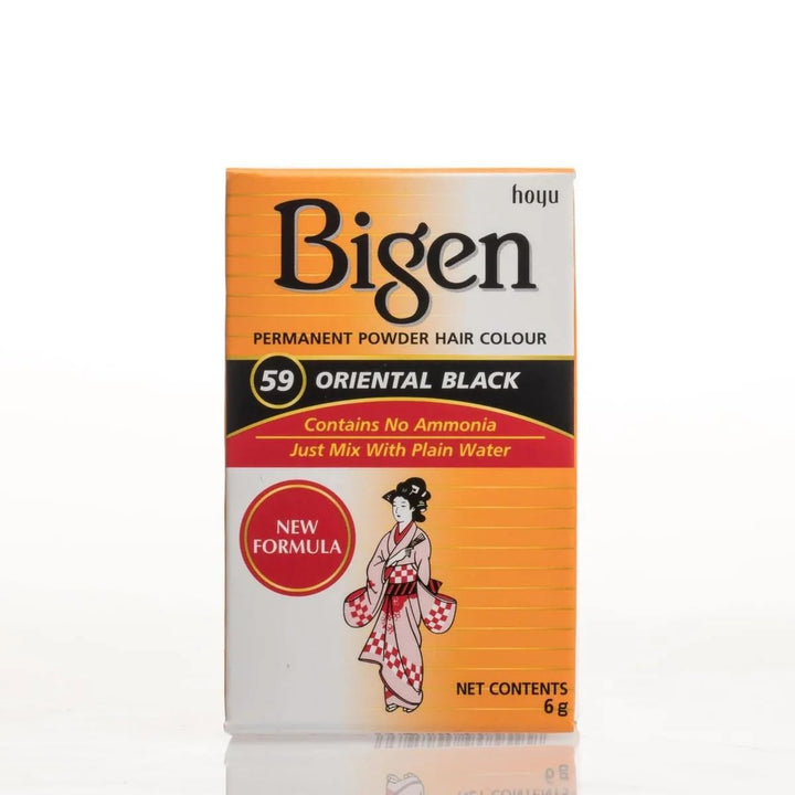 Powder Hair Color #59 Oriental Black 0.21oz (6 Pack)