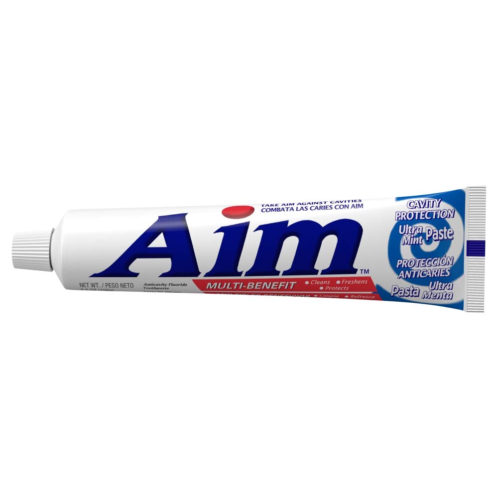 Aim Cavity Protection Anticavity Fluoride Toothpaste Ultra Mint