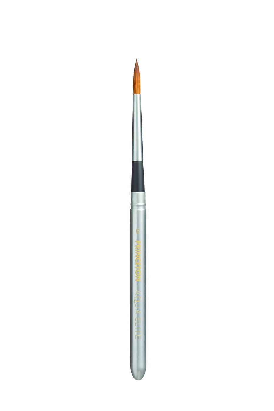 Aqua Elite, Series 4850, Synthetic Kolinsky Watercolor Paint Brush,Travel Round, 6