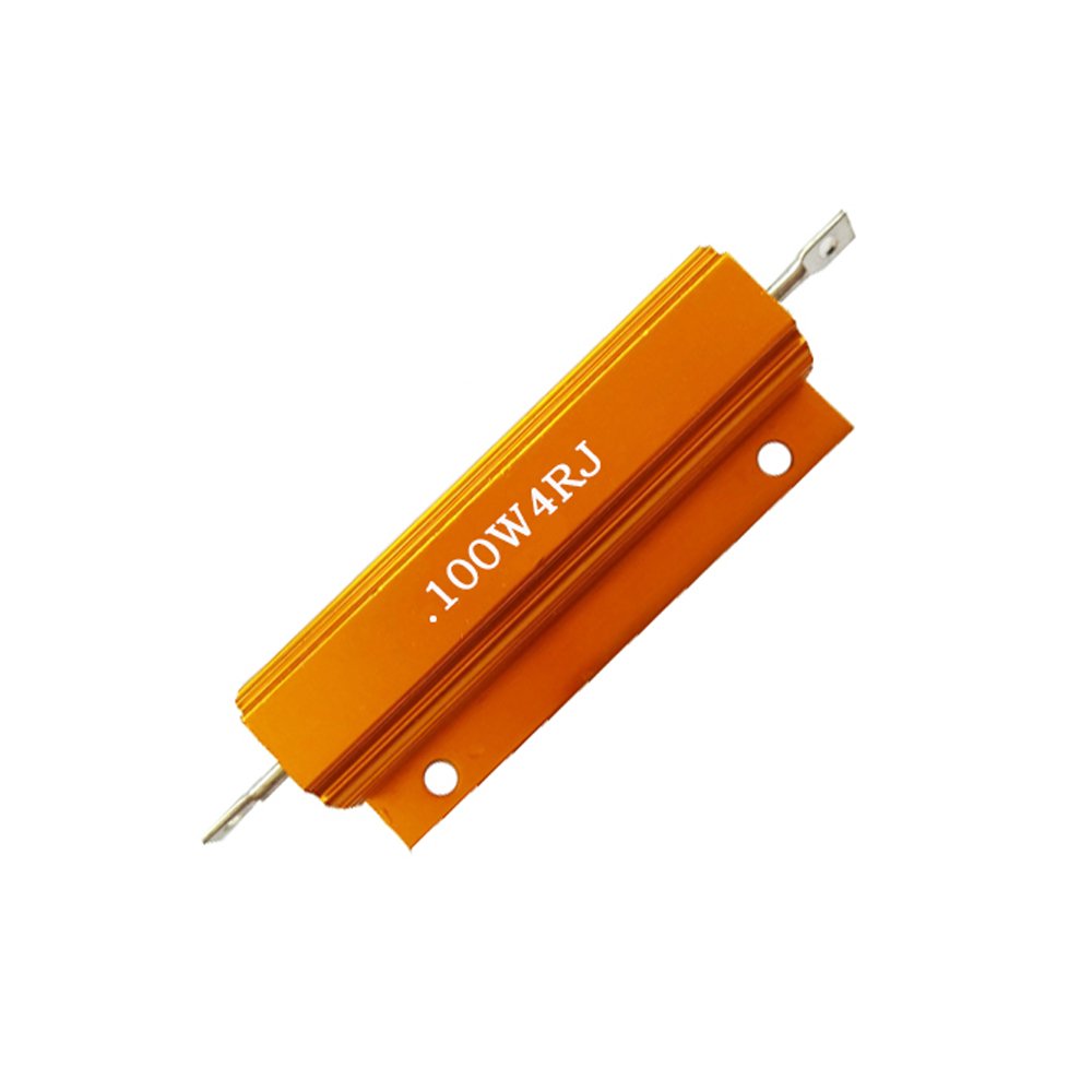 Set of 5 100W Watt Shell Power Aluminum Housed Case Wirewound Resistor 4R Ohm