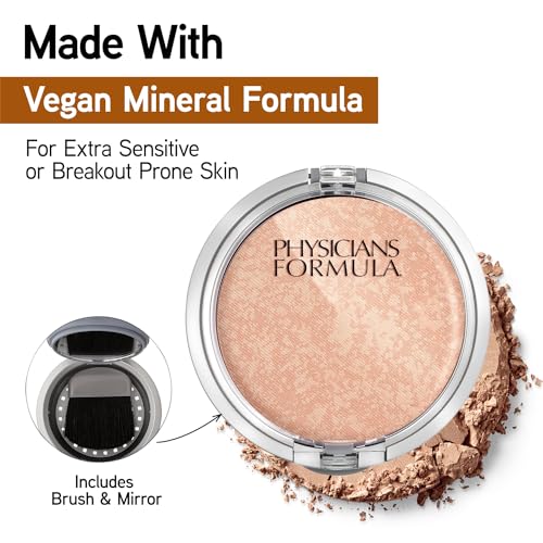Mineral Wear Talc-Free Mineral Face Powder, Smooth Satin Buildable & Blendable Coverage, Bare-Feeling Gentle Formula, Cruelty & Vegan - Creamy Natural